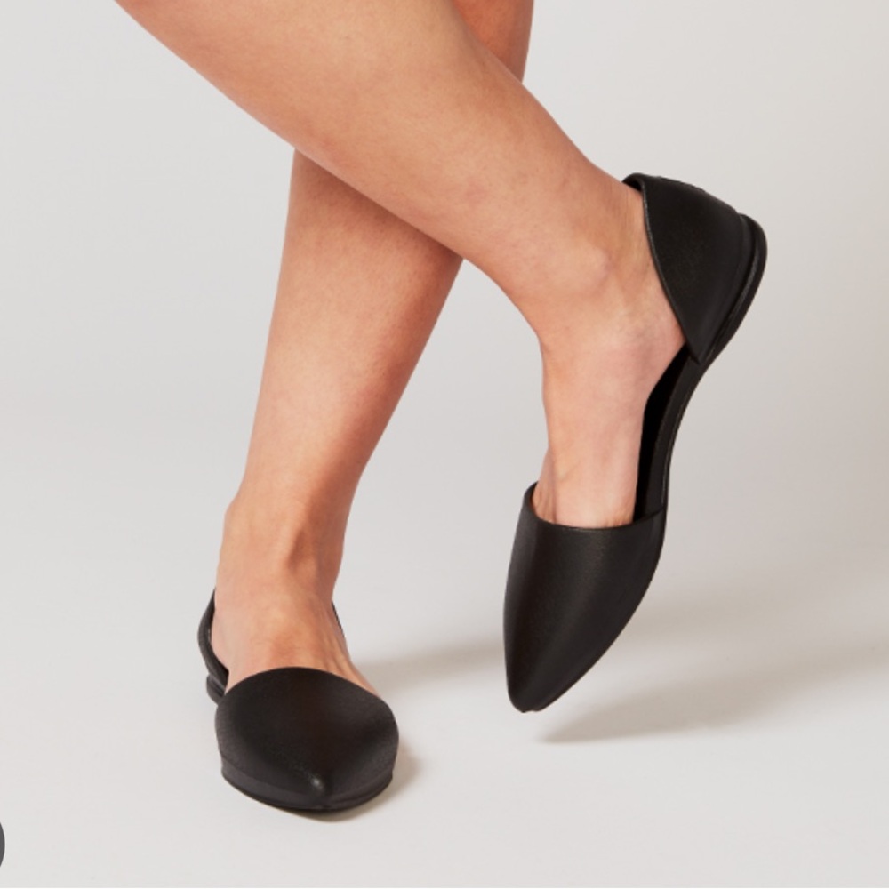 Native Audrey D’orsay Flats Black - Womens 6
